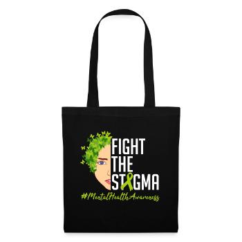 Mental Health Matters End The Stigma Tshirt - Tote Bag - black - Front