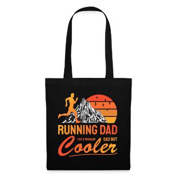 Running Dad Cooler Gift for Dad Runner - Tote Bag - black - Front