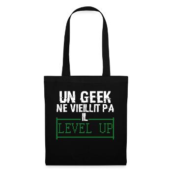 t shirt Geek - Sac en tissu - noir - Devant