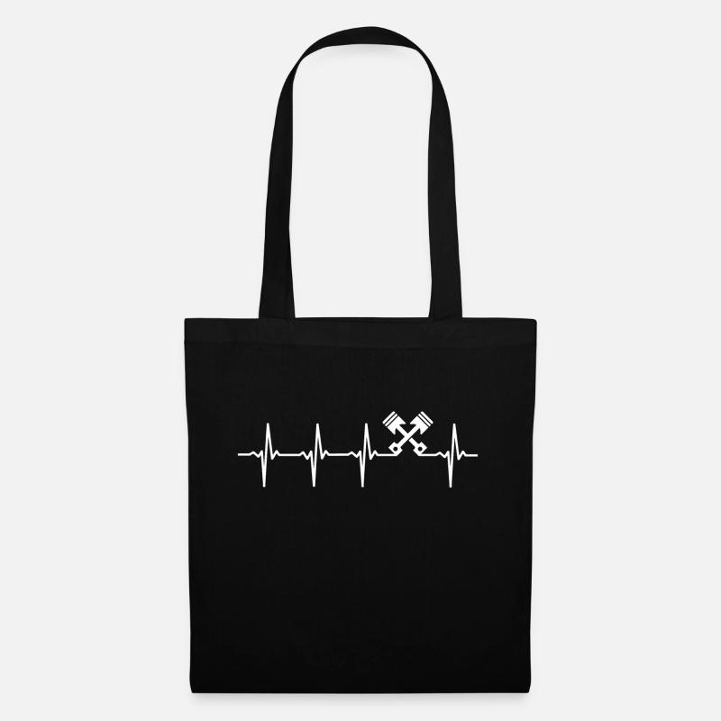 piston mechanical mechanic - Tote Bag - black