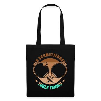 Tennis de table Old Schmetterhand battes de tennis de table - Sac en tissu - noir - Devant