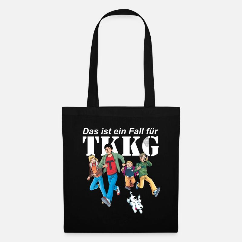 TKKG Das Ist Ein Fall Für TKKG Spruch - Stoffbeutel - Schwarz