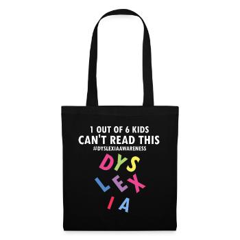Dyslexia Therapy for Dyslexia Month - Tote Bag - black - Front