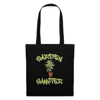 Marijuana Cannabis Weed Smoke Hemp Design Garden - Tote Bag - black - Front