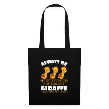 Tall Long-necked Animals Spots Collection Always - Tote Bag - black - Front