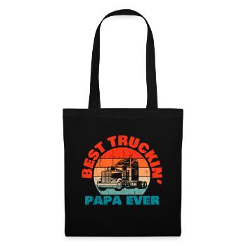 Happy Father's Day Dad Travel Load Apparel Title: - Tote Bag - black - Front