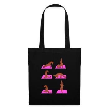 Yoga Life Is Better With Horses Design Horsing - Tote Bag - black - Front