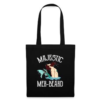 Soin du visage au poisson Heard Beard Moustache - Sac en tissu - noir - Devant