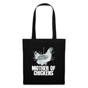 Mother Of Chicken Chick Lover? T-shirt design - Tote Bag - black - Front