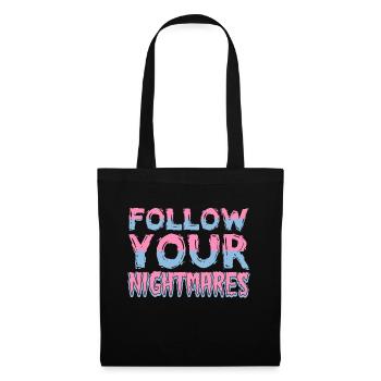 Suits vos cauchemars Designs de T-shirts - Sac en tissu - noir - Devant