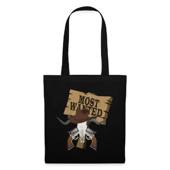 MOST WANTED Wild West Style - Tote Bag - black - Front