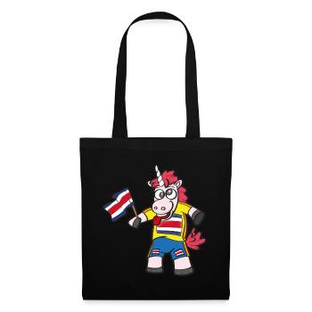 Licorne folle du Costa Rica - Sac en tissu - noir - Devant