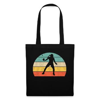 Handballerin T-Shirt - Stoffbeutel - Schwarz - Vorne