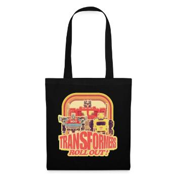 Transformers Autobots Roll Out! Retro-Design - Tote Bag - black - Front