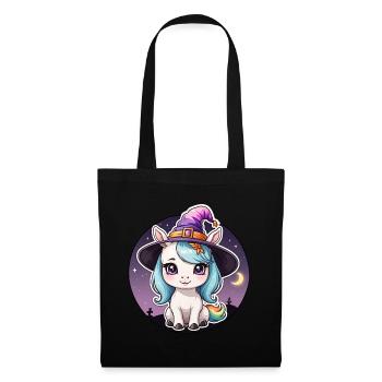 Halloween - Chapeau magique mignon Licorne fille - Sac en tissu - noir - Devant
