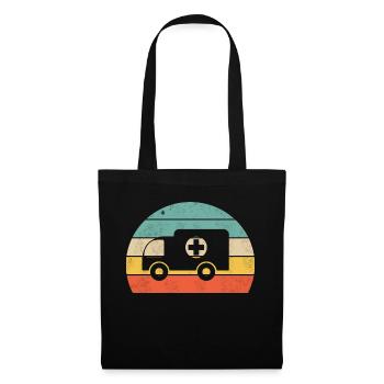 Service de sauvetage - Sac en tissu - noir - Devant