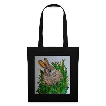 EG Bunny I Animal I Easter I Gift Idea I Holiday - Tote Bag - black - Front