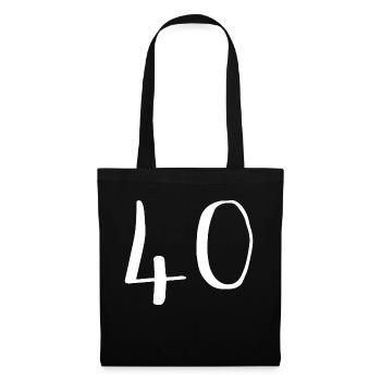 40 - Tote Bag - black - Front