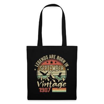 September 1987 Anniversary Gift September 1987 - Tote Bag - black - Front