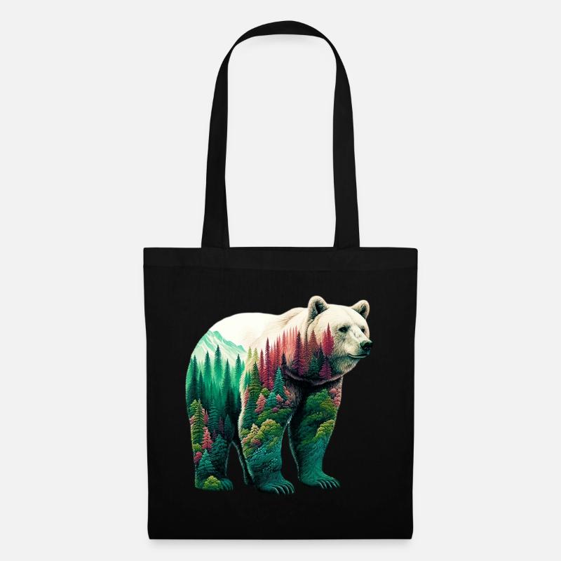 Bear - Tote Bag - black