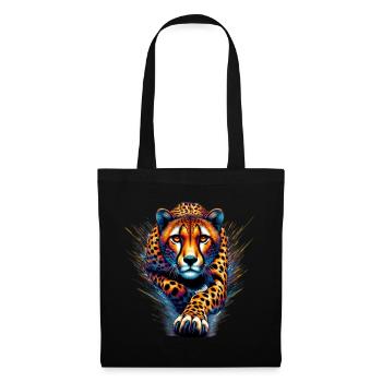 Guépard - Sac en tissu - noir - Devant