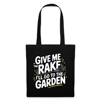 Gardener Garden Plants Gardening - Tote Bag - black - Front