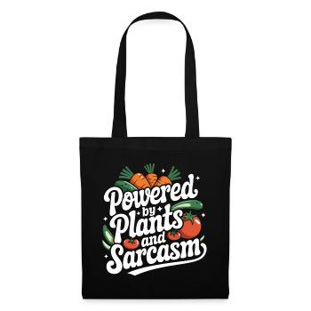 Végétarien Végétalien Végétarien Végétarien - Sac en tissu - noir - Devant