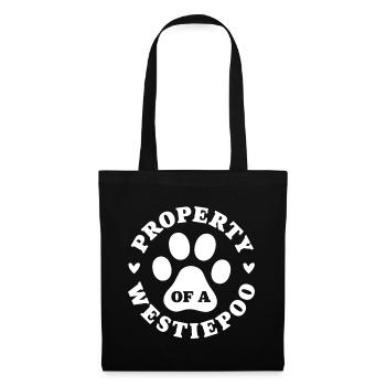 Property of a Westiepoo - Tote Bag - black - Front