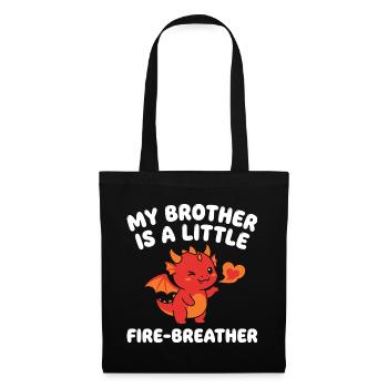 Sœur Dragon Mignonne Sœur - Sac en tissu - noir - Devant