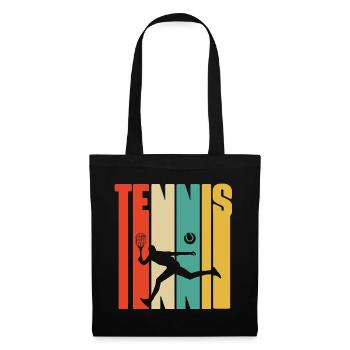 Ich kann nicht, ich habe kein Tennis. - Stoffbeutel - Schwarz - Vorne