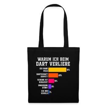 Why I lose at darts Darts - Tote Bag - black - Front
