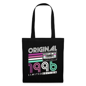 Cadeau rétro pour le 30e anniversaire 1996 - Sac en tissu - noir - Devant