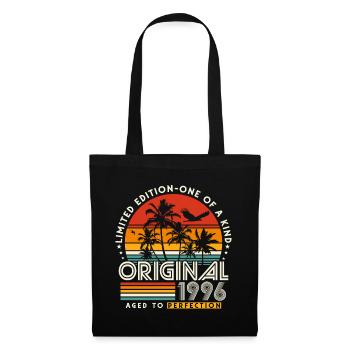 Original 1996 Vintage Birthday Gift Retro - Tote Bag - black - Front