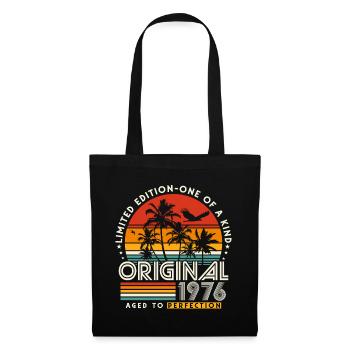 1976Cadeau vintage pour le 50e anniversaire Rétro - Sac en tissu - noir - Devant