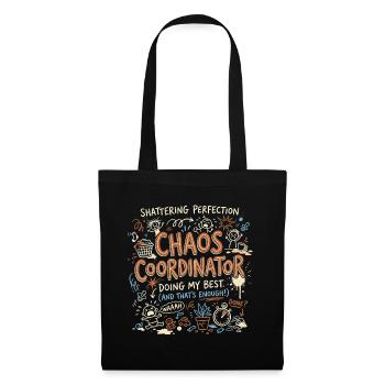 Chaos Coordinator - Stoffbeutel - Schwarz - Vorne