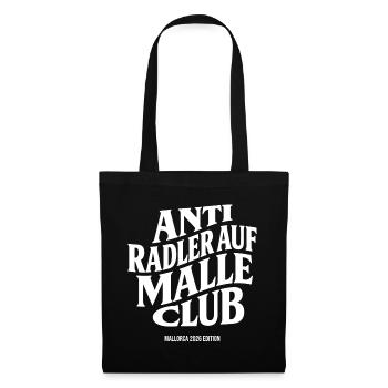 Malle 2026 Anti Radler auf Malle Club 2026 - Stoffbeutel - Schwarz - Vorne