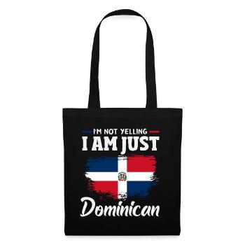 Drapeau de la République dominicaine Dom Rep Pride - Sac en tissu - noir - Devant