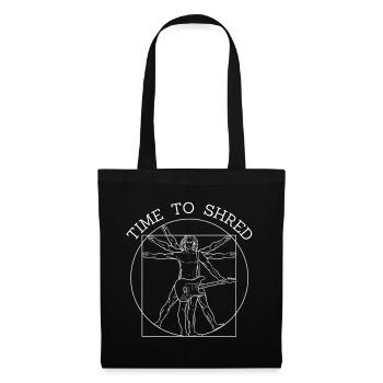 Vitruvian Shred Guitar | Gitarre kaufen, Konzert - Stoffbeutel - Schwarz - Vorne