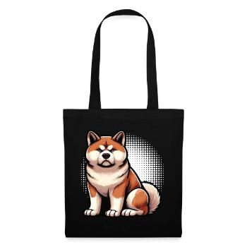 Akita Akita propriétaire Akitas Akita amoureux Akitafan - Sac en tissu - noir - Devant