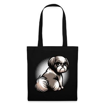 Shih tzu Shih tzus Shih tzu Besitzer Shih tzu fan - Stoffbeutel - Schwarz - Vorne