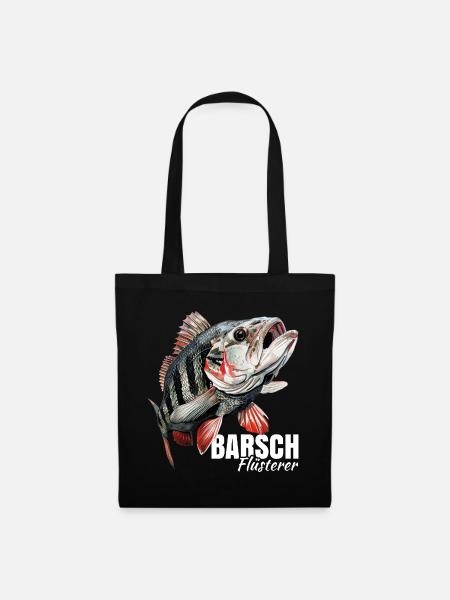 Barsch Flüsterer - Stoffbeutel - Schwarz
