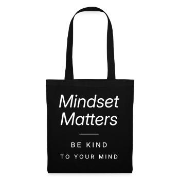 Mindset Matters - Stoffbeutel - Schwarz - Vorne