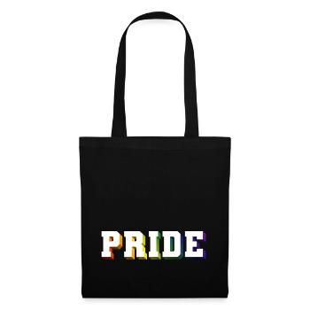 FIERTÉ OMBRE ARC-EN-CIEL - Sac en tissu - noir - Devant