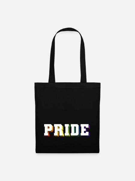 PRIDE RAINBOW SHADOW - Stoffbeutel - Schwarz