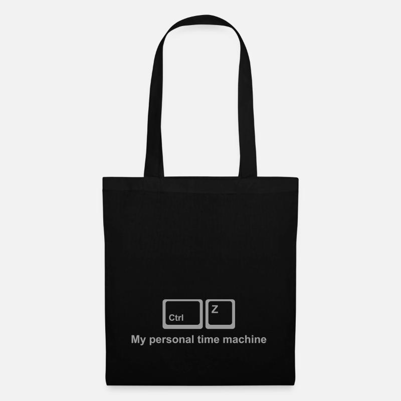 Ctrl Z Shirt – Undo Life Joke for Coders & Creativ - Stoffbeutel - Schwarz
