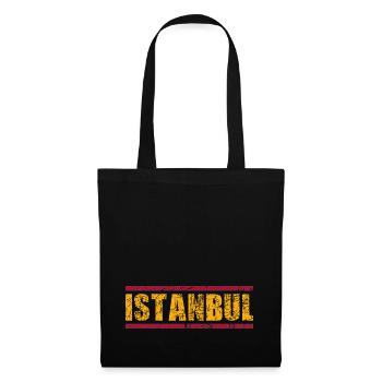 Istanbul Fußball - Stoffbeutel - Schwarz - Vorne