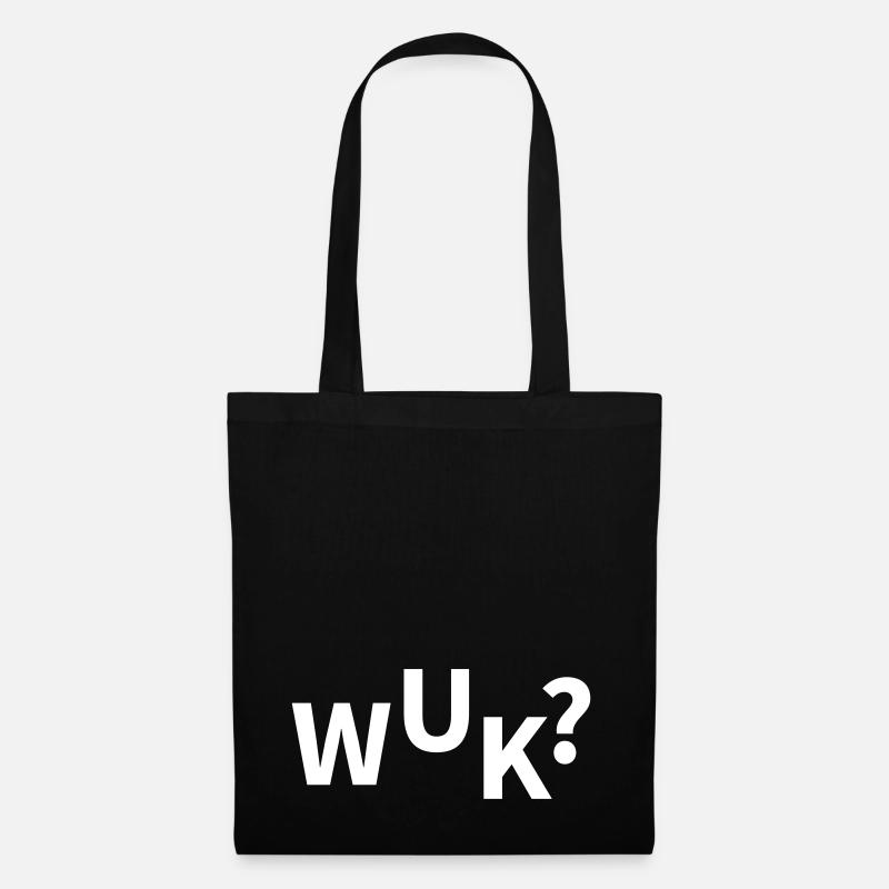 Wuk? - Stoffbeutel - Schwarz