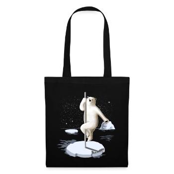 Danseur Pôle Nord drôle Polce Danse FitnessSHIRT - Sac en tissu - noir - Devant