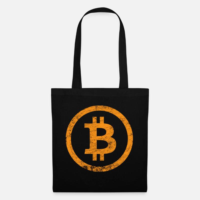 Bitcoin - Stoffbeutel - Schwarz