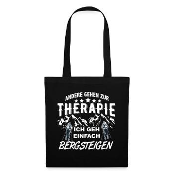 alpinisme - Sac en tissu - noir - Devant